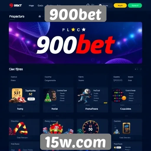 Experiência de usuário no site 900bet